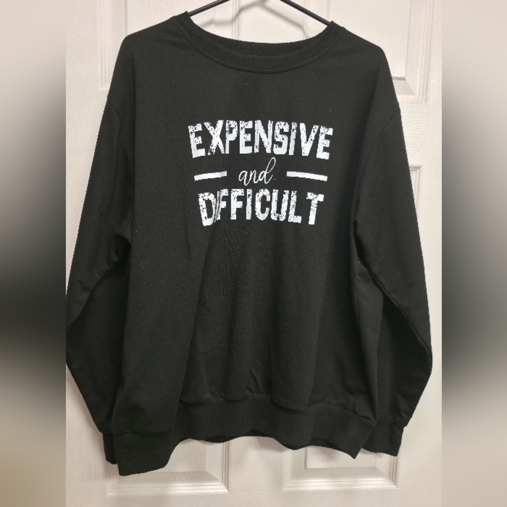 Women Black Graphic Sweatshirt